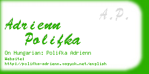 adrienn polifka business card